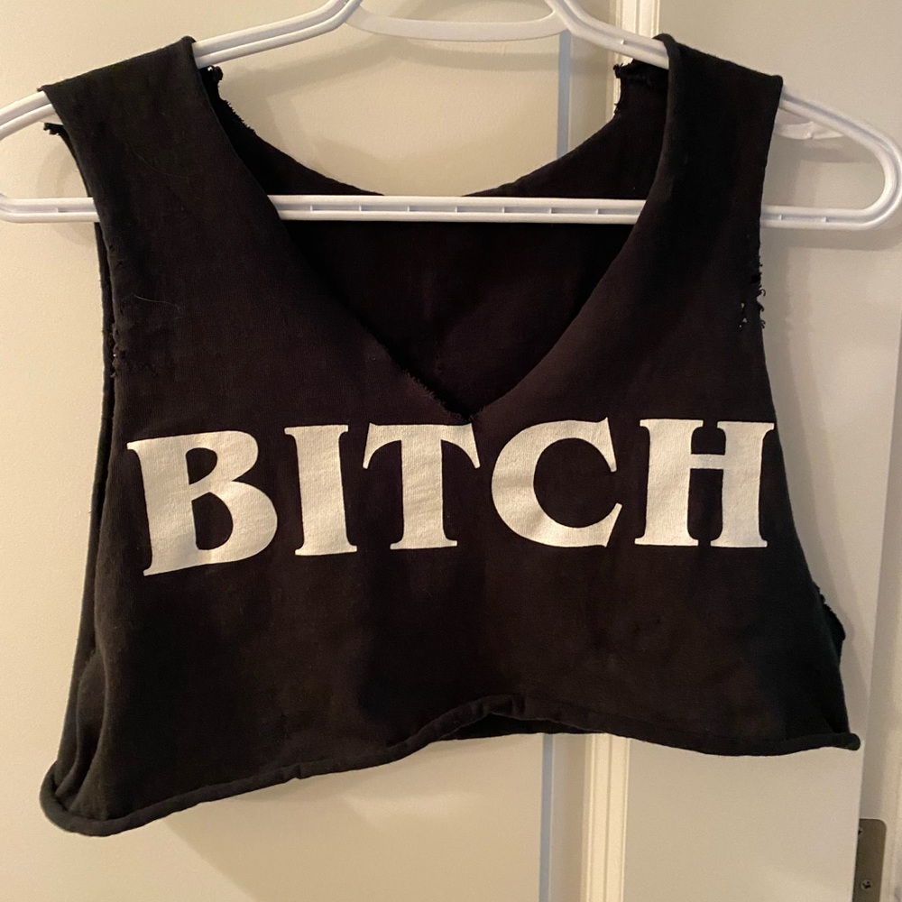 Cropped tank - O/S